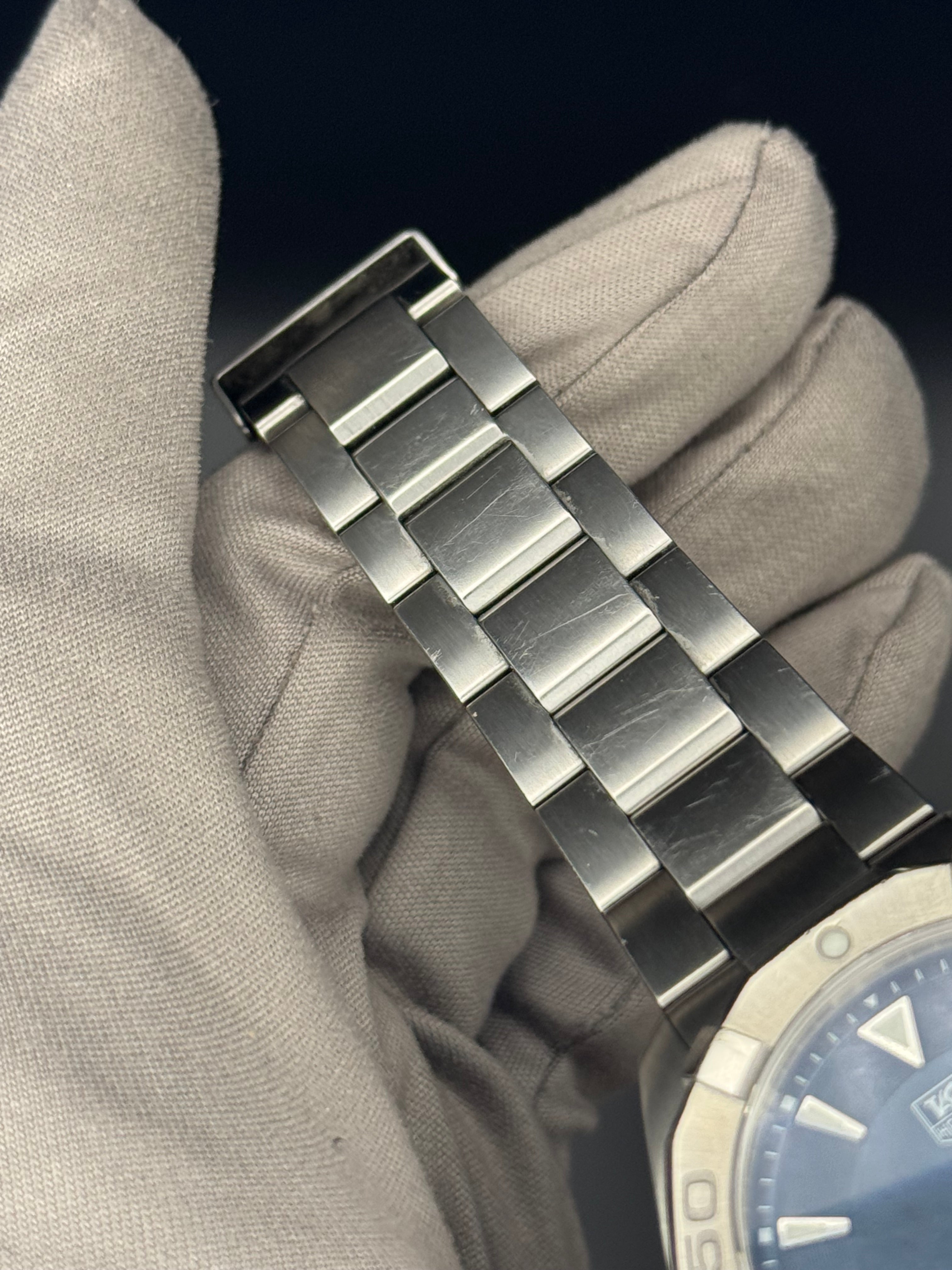 TAG Heuer Aquaracer Quartz - Blue dial - Reference WAY1112